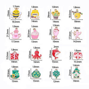 Cartoon Zinc Alloy Charms Mixed Color For DIY Jewelry Keychain <b>Bracelet</b> Earring Gift Unisex Accessory - Product Image 2