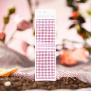 Ilan Pegatina Brillante 6mm 504pz Strass Rosa per Unghie - Product Image 3