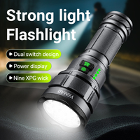 Lampes de poche LED haute puissance Lampe de poche puissante étanche rechargeable au laser