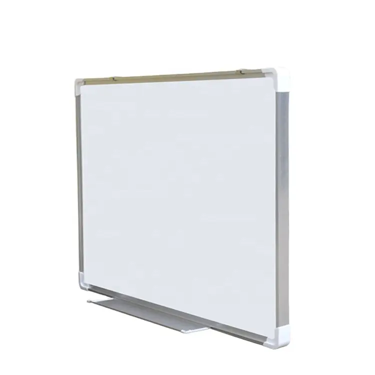 Bingkai aluminium gaya umum pesan papan tulis halus penghapus kering papan tulis putih