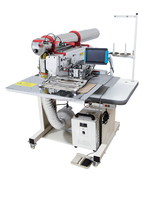 Machine à coudre industrielle automatique pour la couture de poches, machine textile, avec fonction laser