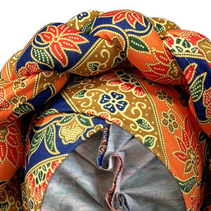 OEM Chapeau-foulard chaud et tendance, imprimé ethnique, avec tresses torsadées, motif bouquet tressé croisé, et fonction bandeau - Product Image 5