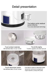 <span class=keywords><strong>Jarra</strong></span> de Agua Rica en Hidrógeno con <span class=keywords><strong>Precio</strong></span> de Fábrica, Hervidor Eléctrico Ionizador de Agua con Pantalla para el Hogar - Product Image 3