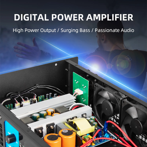 Amply công suất âm thanh chuyên nghiệp H6000 chất lượng cao 600W*2, vỏ kim loại, trở kháng 8ohm 4ohm, dùng cho gia đình, karaoke, sân khấu - Product Image 5