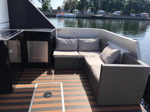 Maison flottante certifiée CE pour salon et cuisine, <span class=keywords><strong>bateau</strong></span> ponton à vendre - Product Image 4