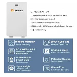 แบตเตอรี่ลิเธียมไอออน Enten HZEB-LCT-5 48V 100Ah 15Kw 10Kw 200Ah สำหรับพลังงานแสงอาทิตย์ พร้อมอายุการใช้งาน 6000 รอบ - Product Image 6