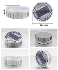 Marcador de Carril de Tráfico de Alta Visibilidad, Reflectante y Resistente, Tachuela de Aluminio para Carreteras, para la Seguridad en la Delimitación de Carriles - Product Image 4