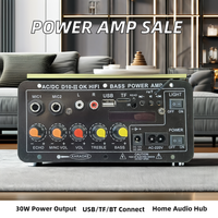 Sıcak satış 12V 24V 220V ev amplifikatör kurulu HI-FI Subwoofer bas güç Amp USB uzaktan kumanda bluetooth amplifikatör amplifikatör
