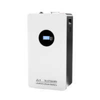 Batería LiFePO4 de 5kWh, 10kWh, 16kWh, 314Ah, 100Ah, 200Ah, 48V, 51.2V con BMS Integrado, Ciclo Profundo, Almacenamiento de Energía Solar para Uso Doméstico, Más de 6000 Ciclos