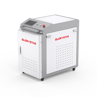 Machine de soudage laser portative Glorystar GW-H 1000W refroidie par eau, nettoyeur laser portable pour acier inoxydable et acier au carbone