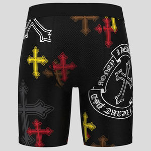 Sous-vêtements pour hommes en polyester à séchage rapide, sous-vêtements de sport à jambes longues pour hommes, sous-vêtements de sport respirants, boxers de sport - Product Image 2