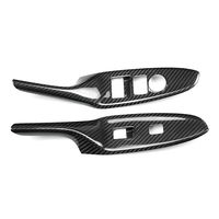 Accessoires intérieurs en fibre de carbone sèche, panneaux de commande des fenêtres conducteur et passager en fibre de carbone véritable pour Mazda MX5 2016-2025