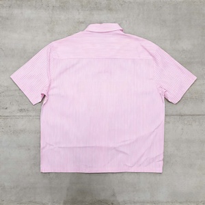 เสื้อเชิ้ตลายทางลำลองสำหรับผู้ชาย ดีไซน์ใหม่ ผ้าฝ้าย 100% พร้อมผ้าฝ้ายระบายอากาศเป็นมิตรกับสิ่งแวดล้อม ปกเสื้อแบบพับได้ - Product Image 5