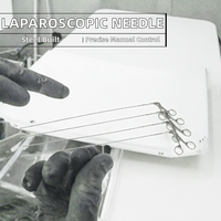Ensemble de porte-aiguilles laparoscopiques manuels en acier, pinces endoscopiques pour la formation chirurgicale avec diverses poignées