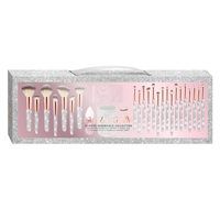 Ensemble de pinceaux de maquillage Dazzling Deluxe Diamond Pro Collection Premium de 26 pièces Pinceaux de maquillage en strass étincelants