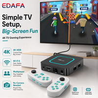 Boîte de jeu interactive familiale avec détection de mouvement, console de jeu TV 4K HD, 28+ jeux, pack de 2 manettes