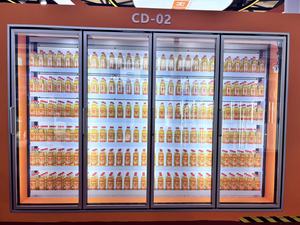 Refrigerador sin llamar/Congelador Puertas de exhibición de vidrio Cerveza Cueva Cámara fría Nevera Puerta delantera y trasera - Product Image 2