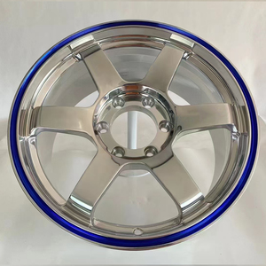 ล้อแม็กซ์ JZ CNC แบบกำหนดเอง 5x100 5x114.3 5x120 ขนาด 17 18 19 นิ้ว สำหรับรถแข่ง JDM <span class=keywords><strong>TE37</strong></span> GT - Product Image 4