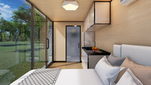 Cabane Apple préfabriquée, <span class=keywords><strong>maison</strong></span> prête à l'emploi, villas, cabane moderne, mini-<span class=keywords><strong>maison</strong></span>, maisons mobiles économiques, <span class=keywords><strong>aménagement</strong></span> flexible - Product Image 6