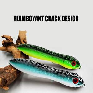 Nouveau 10cm 16.5g Serpent Tête Crayon Poisson Leurre Wobblers pour Brochet Surface Appâts Artificiels Long <span class=keywords><strong>Shot</strong></span> Plastique Leurres De Pêche Appâts - Product Image 2