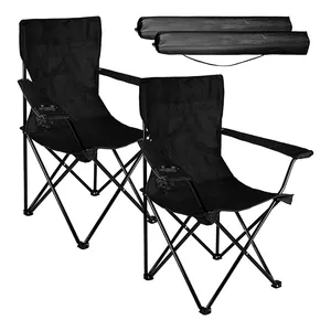 2024批发折叠带杯架折叠野营椅沙滩椅户外最便宜的沙滩躺椅