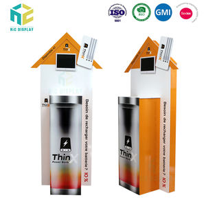 Expositor de <span class=keywords><strong>Suelo</strong></span> Personalizado para Tiendas Minoristas, Expositor de <span class=keywords><strong>Alquiler</strong></span> para Bancos de Energía, Expositor de Plástico de Espuma de PVC - Product Image 1