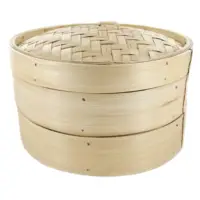 Chinese Mini Bamboo Steamer, Basket Cooker, Big Dim Sum