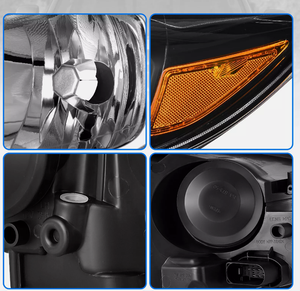 KOAUTO luci impermeabili faro giorno testa lampioni anteriori faro per <span class=keywords><strong>ford</strong></span> <span class=keywords><strong>focus</strong></span> 2015 2016 2018 2017 <span class=keywords><strong>2019</strong></span> 2020 nero - Product Image 2