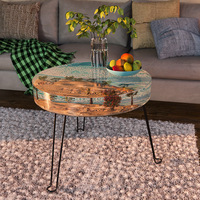 Moule en silicone rond INTODIY grande taille pour plateau de table de bureau, idéal pour la table de salon ou comme plateau d'écriture