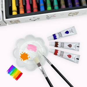 ชุดเครื่องเขียนโรงงานสำหรับเด็ก,ชุดเครื่องเขียนศิลปะการวาดภาพระบายสีพร้อมดินสอสี - Product Image 5