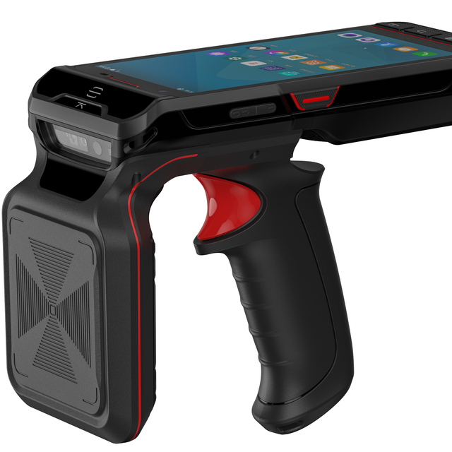 5.5 Inch UHF RFID Reader Android 4G LTE Handheld PDA Industrial Mobile Data Terminal 4GB 64GB Octa Core MT6762 2D Barcode Stock