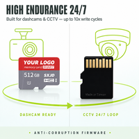 Carte mémoire TF en gros d'usine, carte SD/TF 8 Go 16 Go 32 Go 64 Go 128 Go 256 Go, carte mémoire flash A2 V30 U3 jusqu'à 200 Mo/s avec adaptateur