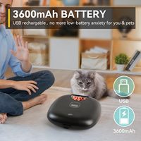 AFP Distributeur automatique de nourriture pour animaux domestiques avec 2 packs de glace 6 repas pour chiens chats Bols à minuterie automatique pour aliments secs humides