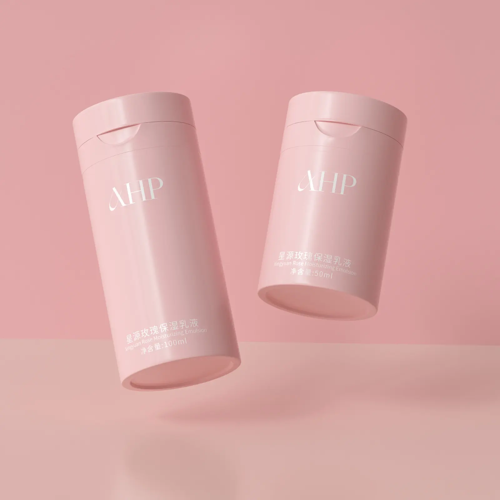 Luxo flip cap 50ml airless bomba garrafa loção recarregável cilindro a vácuo skincare cosméticos embalagem