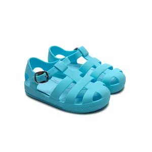 2024 Factory Summer PVC Jelly Sandals Children's Anti-Slip Multi-color Beach Slipper Shoes For Boys Girls