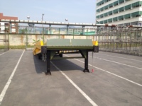 Rampe de conteneur d'usine pour chariot élévateur 2*2m, plateforme mobile de chargement et de déchargement de conteneurs 2000Kg