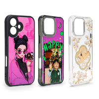 Machine Distributrice d'Impression de Coques de Téléphone Anti-Choc avec Airbag, Transparente, pour iPhone 14 15 Pro Max, Personnalisable