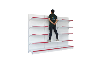GU JIU Soporte de exhibición Estantes Buen precio Tienda de conveniencia Estante Soporte de pared Estantes de vidrio <span class=keywords><strong>para</strong></span> exhibición de muebles de farmacia - Product Image 3