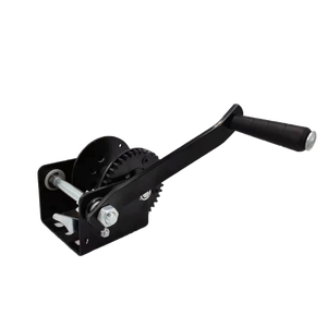 Tời Tay Cầm Tay <span class=keywords><strong>Mini</strong></span> Màu Đen Chất Lượng Cao Tay Quay 800LBS Tay Quay Tời Thuyền Nhỏ Tỷ Lệ Bánh Răng 3.2:1 - Product Image 1