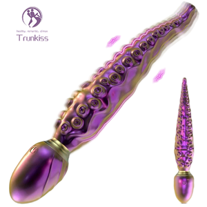 Ahtapot Tentacle titreşimli Anal popo fiş yetişkin Anal seks oyuncak çift titreşim dayanıklı silikon malzeme titreşimli popo fiş - Product Image 2