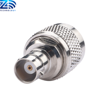 Connecteur adaptateur Rf Coaxial droit, mâle vers Bnc femelle