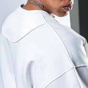 100% Cotton <b>White</b> Tee-<b>Shirts</b> Streetwear Drop Shoulder Boxy T-<b>Shirt</b> Manufacturer Heavyweight Oversized Blank T <b>Shirt</b> - Product Image 5