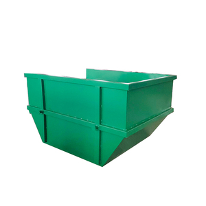 Cubo de chatarra de acero al carbono de alta calidad, tipo basculante, carretilla elevadora móvil, contenedor de salto - Product Image 6