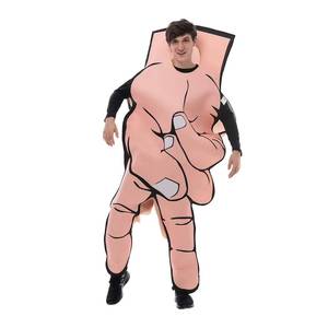 Disfraz divertido de Scissorhands para Halloween, en stock, para adulto, con cuello en V y esponja, ideal para fiestas, escenarios y presentaciones en reuniones anuales. - Product Image 2