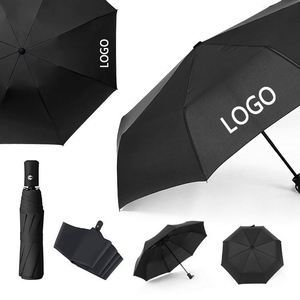 Promotional Designer Auto Sunshade Paraguas Custom logo Compact Portable Automatic <b>Windproof</b> 3 Folding <b>Umbrella</b> with logo - Product Image 6