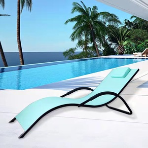 Ensemble <span class=keywords><strong>Chaise</strong></span> <span class=keywords><strong>longue</strong></span> de plage et <span class=keywords><strong>Chaise</strong></span> <span class=keywords><strong>longue</strong></span> de <span class=keywords><strong>piscine</strong></span> avec aluminium et pliable - Product Image 4