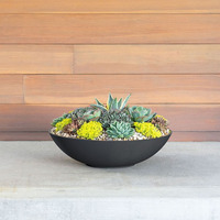Conteneur de plante en béton le plus vendu pour la place d'affaires et l'aménagement paysager permanent Pots de fleurs en gros Jardinière