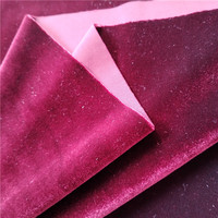 Velours Ks haute élasticité 93% fibre d'acétate 7% velours en fibre d'acétate de Spandex pour vêtement de robe