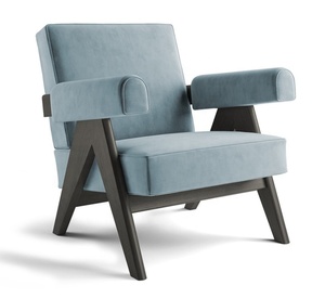 Sillón Moderno de Mediados de Siglo para Salón, con Características Ajustables, Estructura de Madera de Roble, Nogal o Fresno, para Sala de Estar - Product Image 5