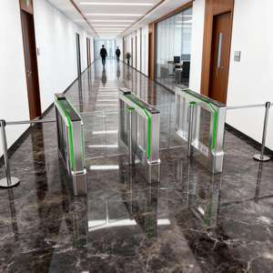 सुरक्षा पहुंच नियंत्रण के लिए फेस फिंगरप्रिंट और हथेली नस के साथ एक बायोमेट्रिक हाई स्पीड गेट में तीन बदलाव - Product Image 1